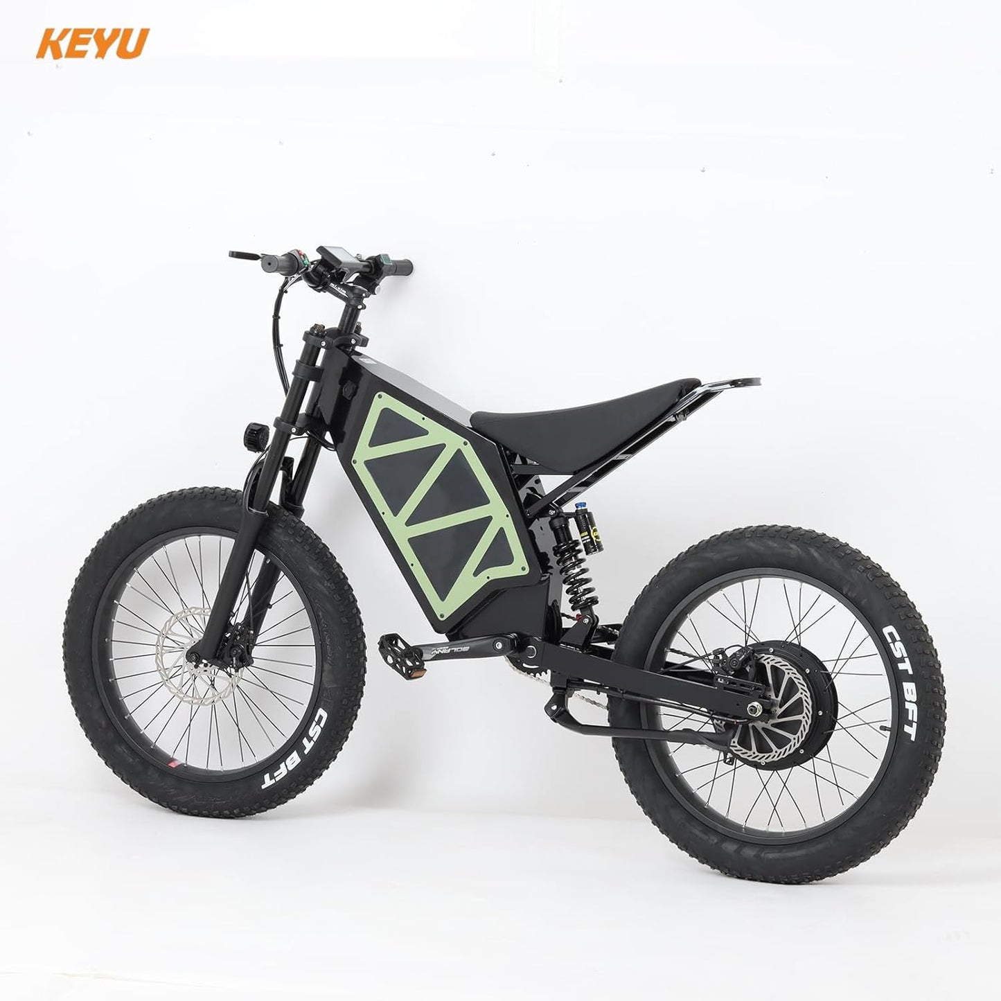 KEYU F1 Enduro ebike Frame Super Design Bicycle Frame with Battery Box for Full Bikes Motorcycle seat Frame Enduro ebike Frame kit
