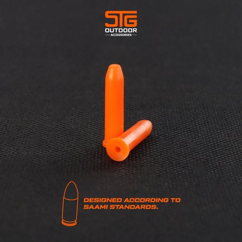 STG Snap Caps .22LR – Premium Polymer Dummy Rounds for Dry Fire Training, Tactical Drills & Safe Gun Handling – NOT 3D Printed, High-Durability Construction - 50 Rounds