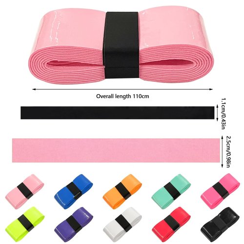 10 PCS Tennis Racket Grip Tape Badminton Racket Grip Tape for Tennis Badminton Squash Rackets