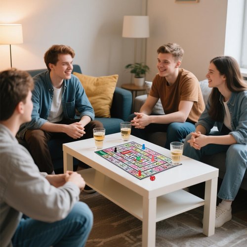 RE:BLEU Drinking Games for Adults, Fun Drinking Board Game for Game Night, Bachelorette Party Games, Girls Night Games, Interactive Drunk Games for Adults Party, 2-8 Players