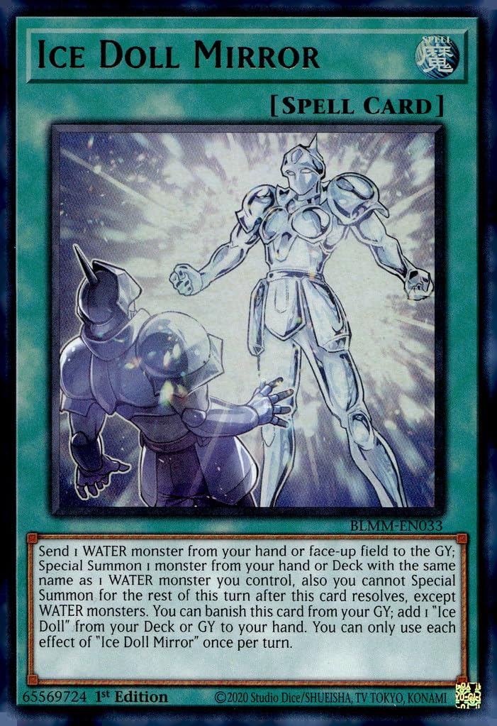 Ice Doll Mirror - BLMM-EN033 - Ultra Rare - 1st Edition
