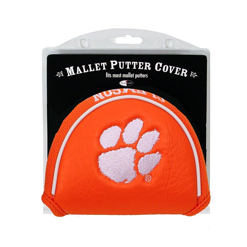 Team Golf NCAA Mallet Putter Cover - Clemson Tigers Multi Color, One Size