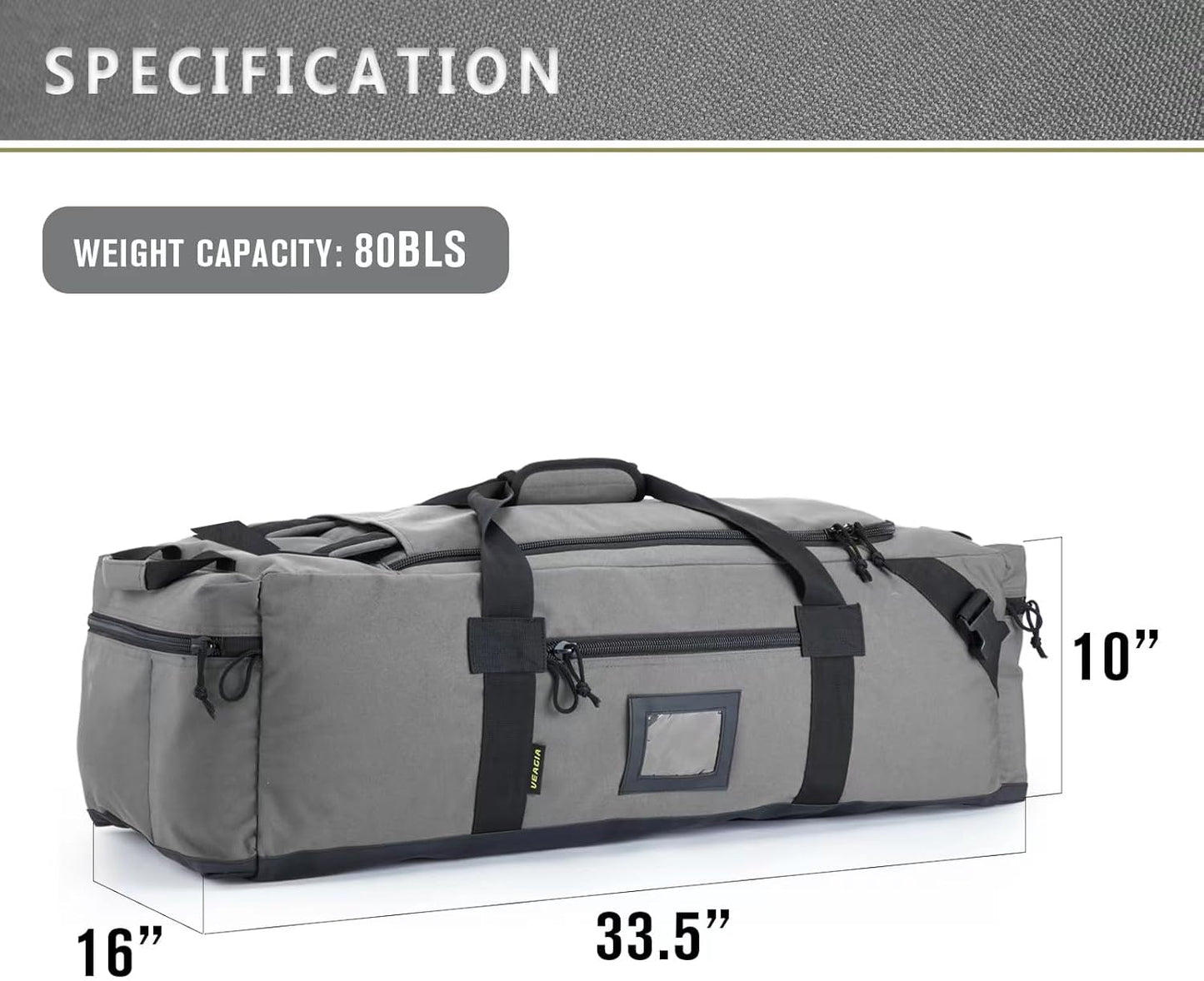 105l Large Duffel Bag For Travel, Gym & Sports - Water Repellent Polyester, Hidden Straps, Shoe Compartment - Perfect Luggage Duffle Bag Or Backpack For Men & Women