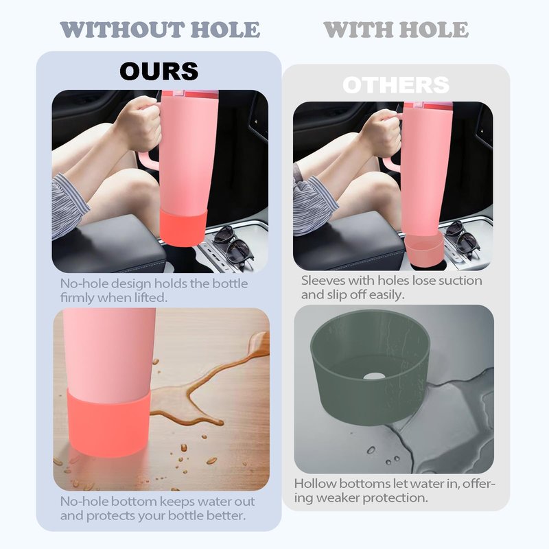 Kaitiaki Silicone Boot for Owala 30oz & 40oz FreeSip Sway Bottles & Tumblers - Non-Slip, Scratch-Resistant, Stability Enhancer, Available in 12 Colors (Foggy Tide)