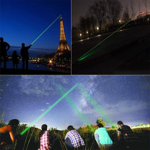 Green Beam Flashlight Adjustable Focus for Outdoor Adventures Camping, Hiking, Hunting Gear with Durable Design