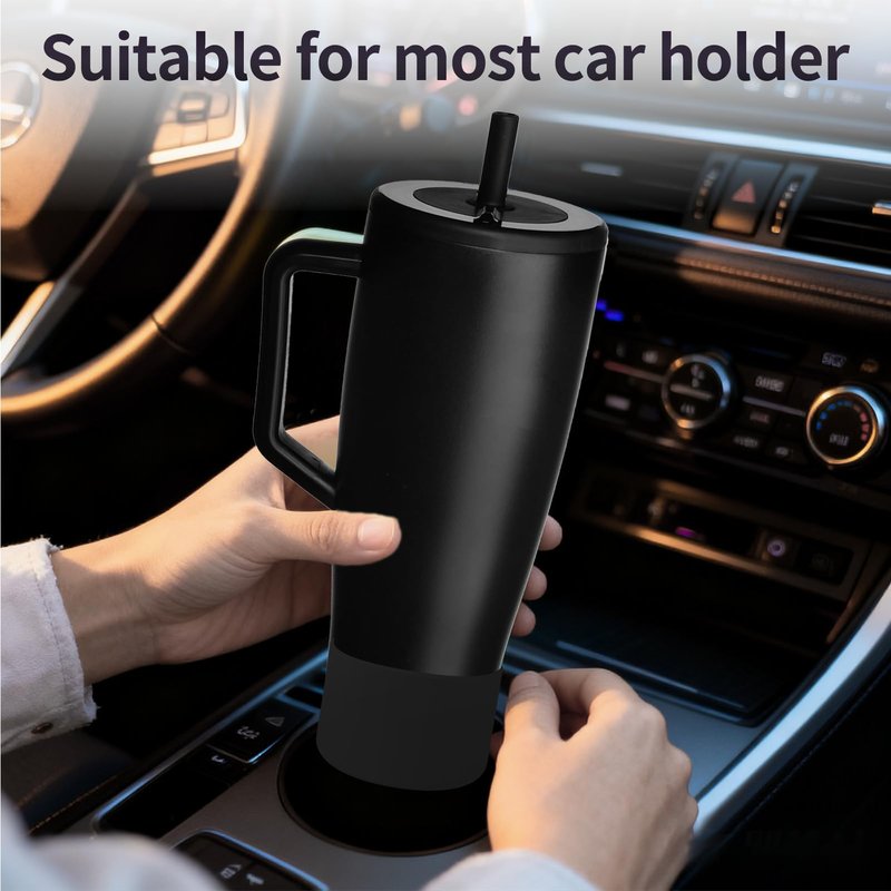 ZXFYE 2Pcs Protective Boot Compatible with Brumate Era/Era Flip 40 oz 30 oz Tumbler, Anti-Dent & Anti-Slip Silicone Bottom Cover Protector Sleeve Bumper for Brumate Era/Flip Tumbler with Handle