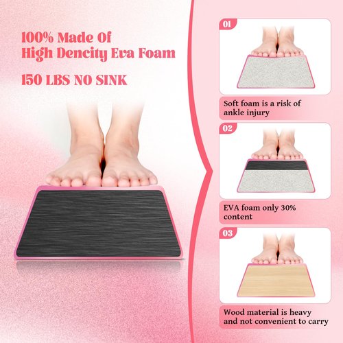 FAHKNS Balance Beam for Kids 3-5 Folding Balance Beam Gymnastics for Home Toddler Gymnastics Balance Beam Starlight