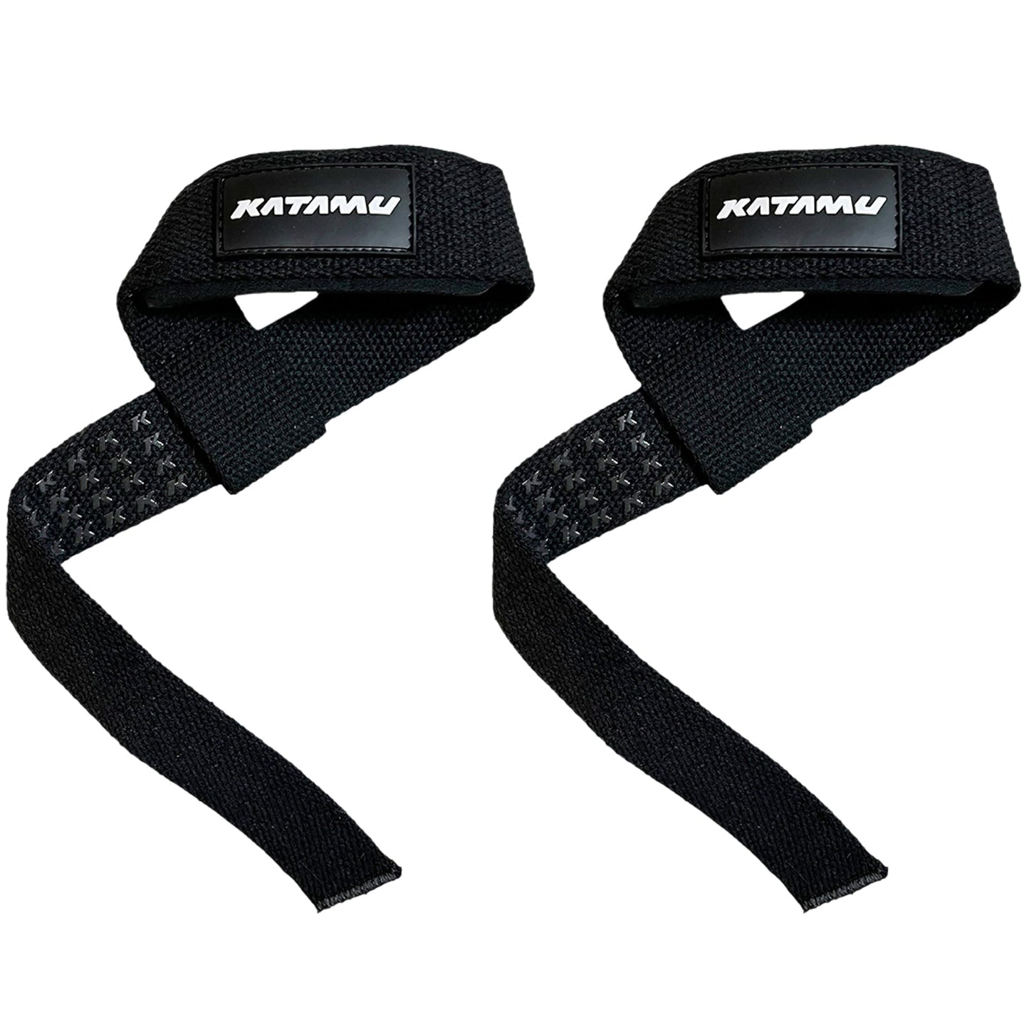 Katamu Weightlifting Straps | Lift More | Premium Weightlifting Straps | Men and Womens Squat Lifting, Powerlifting and Weight Training Support Straps