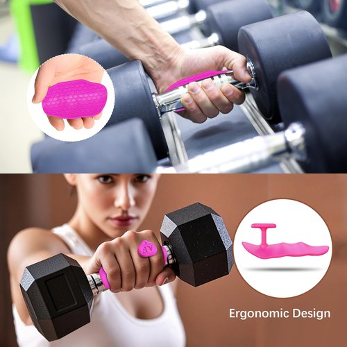 NiuMid 2nd Gen Enlarged Anti-Slip Workout Grips - Ergonomic Hand Protector Gloves for Weight Lifting, Pull-Ups, Gym Training and Exercise, for Men and Women