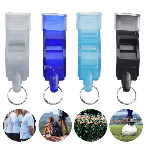 4PCS Dolphin Sports Whistles, ABS Plastic Dolphin Basketball Football Competition Referee Special High Frequency Kids Whistle, Durable and Long Service Life for Basketball Football Competition Referee