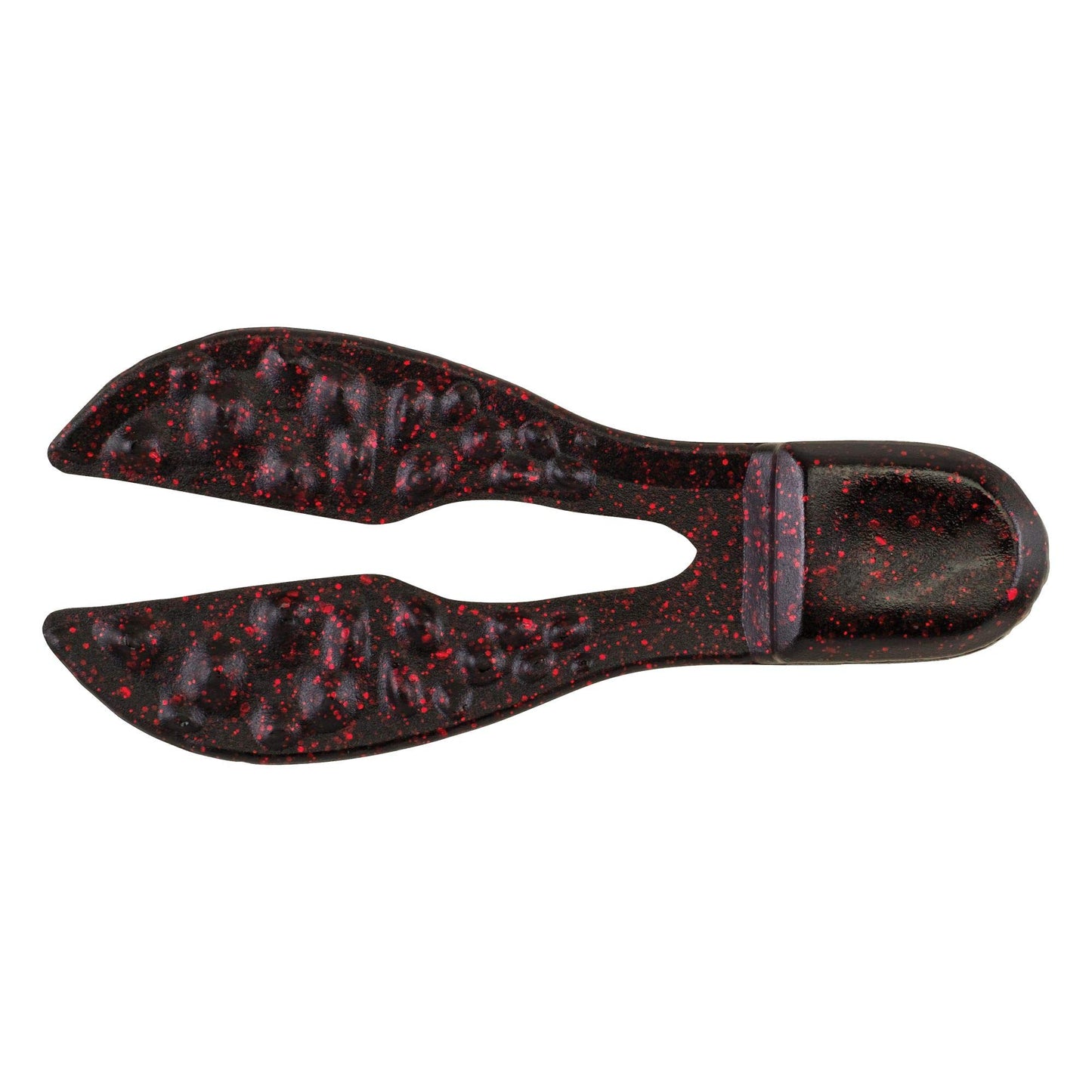 Berkley Powerbait Meaty Chunk Fishing Bait, 2.75", 8Count, Black Red Fleck, Meaty Chunk, 2.75"