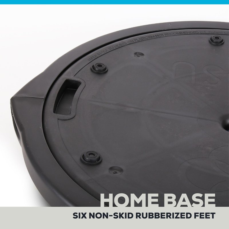 Bosu 72-10850 Home Gym Equipment The Original Balance Trainer 65 cm Diameter, Black and Purple