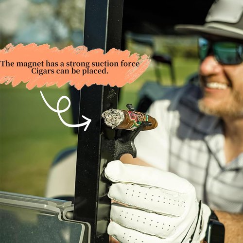 BINBINNIAO Golf Cart Magnetic Holder with Divot Tool, Ball Marker, Bottle Openers 3-in-1 Multi-Tool Accessory