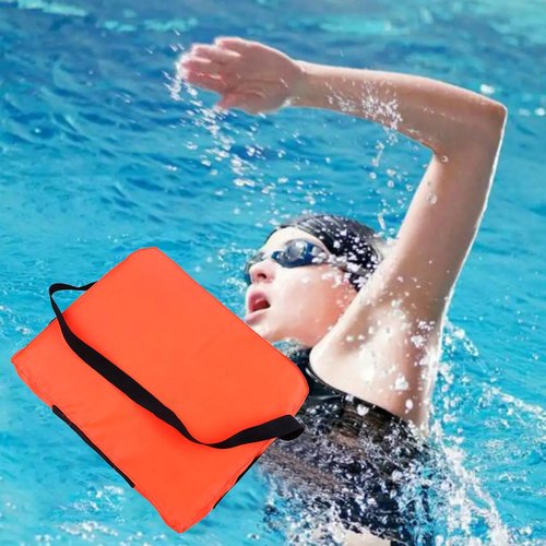 Throwable Flotation Device, Type IV - 18x14 Inch High Buoyancy Foam Emergency Flotation Device with Quick-Release Strap for Man Overboard Rescue & Boat Safety (1pc)