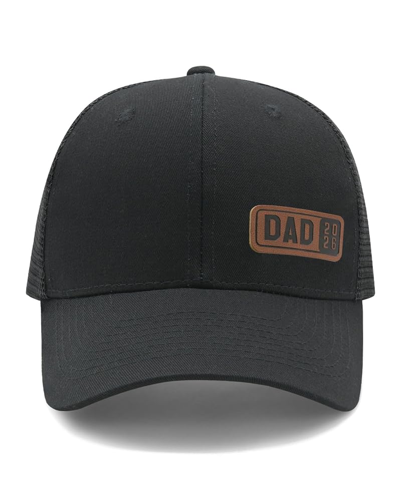 Dad 2026 Trucker Hat - First Time Dad Gift, Black (Variation of THIS listing)