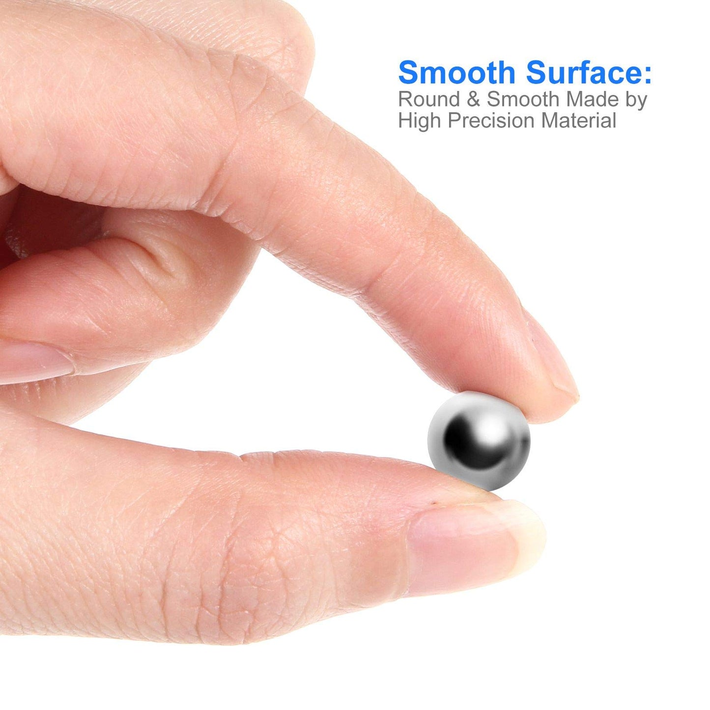 1200Pcs 3/8'' Slingshot Ammo Ball 9mm Precision Steel Bearing Balls Scout Slingshot Ball for Hunting