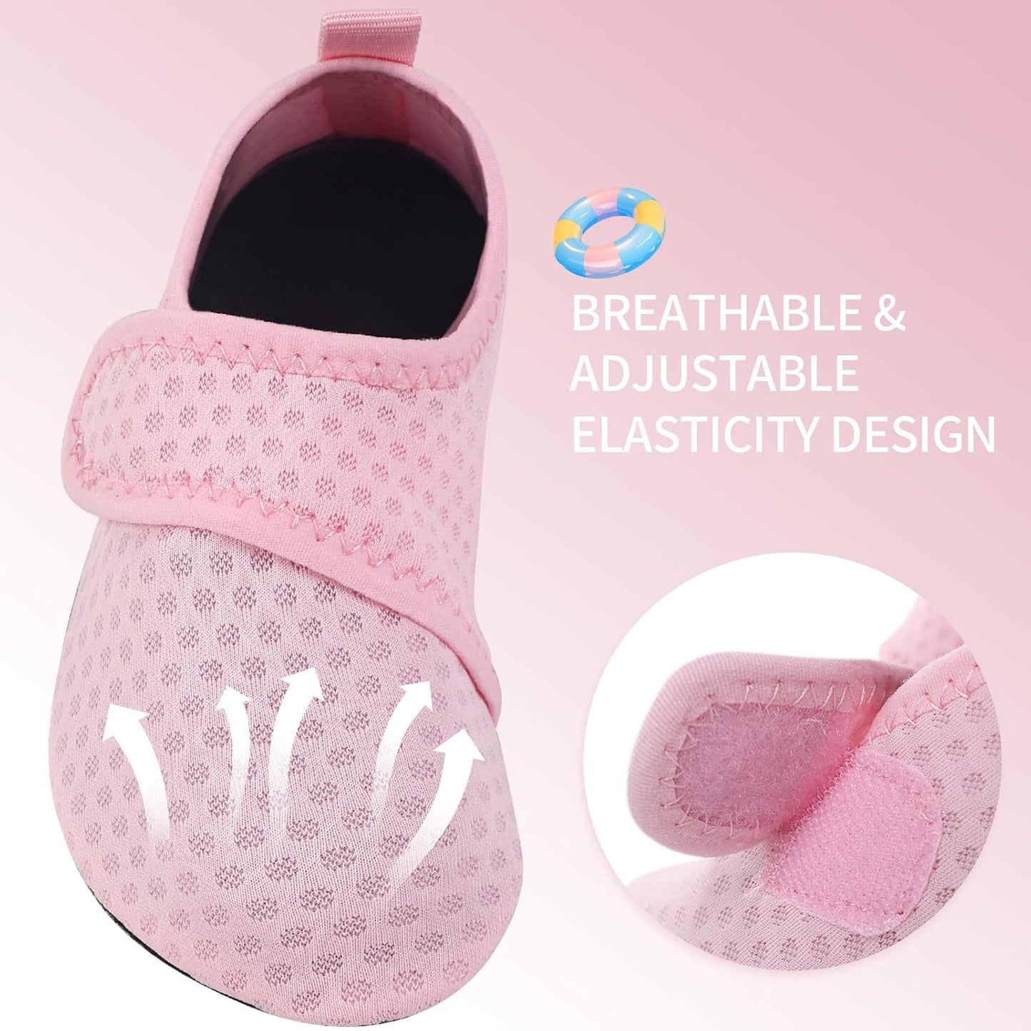Kids Boys Girls Toddler Water Shoes,Beach Swim Non Slip Quick Dry,Barefoot Sports Aqua Socks Fast Dry for Sports Outdoor