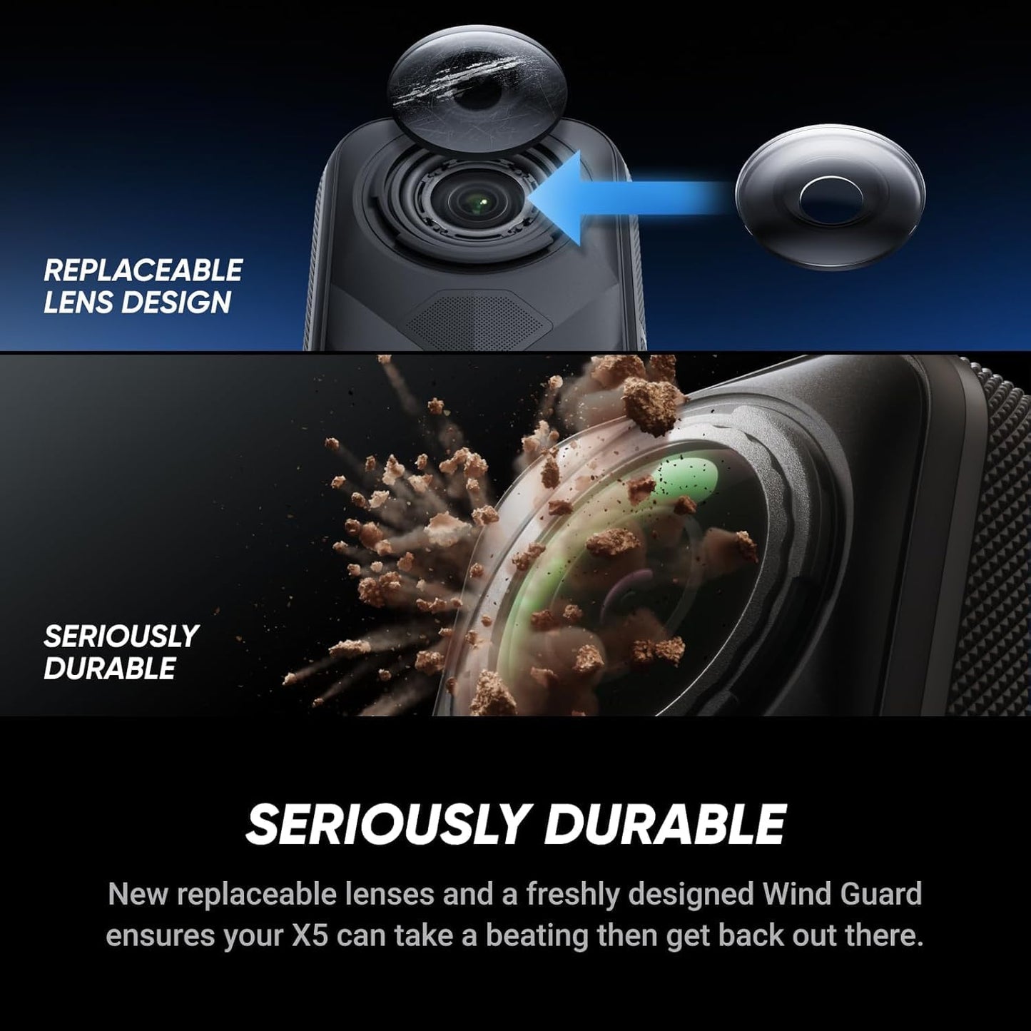 Insta360 X5 Travel Bundle-8K Waterproof 360 Action Camera with 1/1.28" 48MP Sensors, 8K 360 HDR Video, 72MP 360 Photo, 4K Single-Lens |Bundle Includes Travel Case, Selfie Stick, Lens Cap (512GB)
