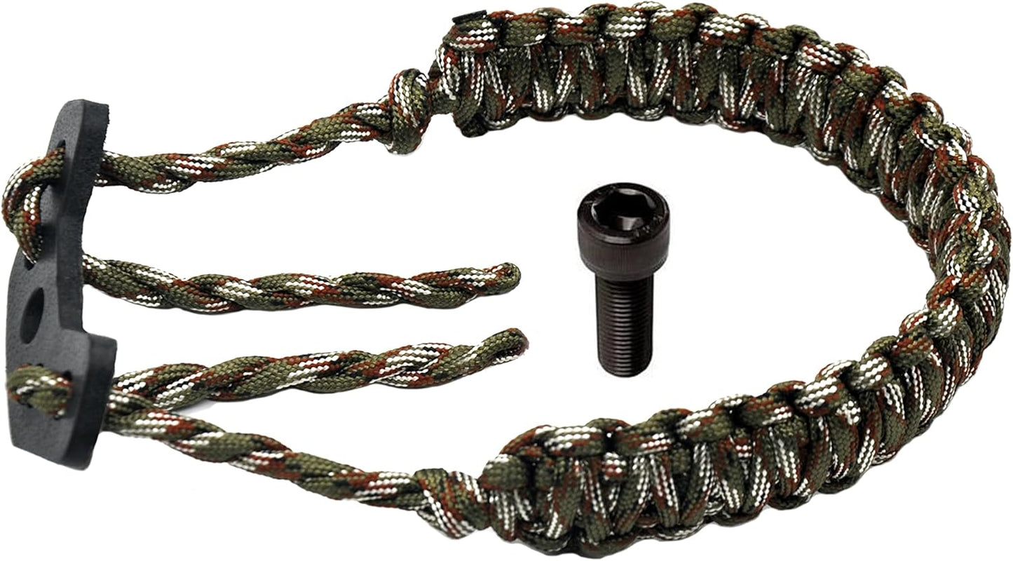 250 Paracord Bow Archery Wrist Sling - Multi Functional Survival Compound Wrist Sling for Hunting & Shooting - No Stabilizer Needed-Successive Length 20 Feet