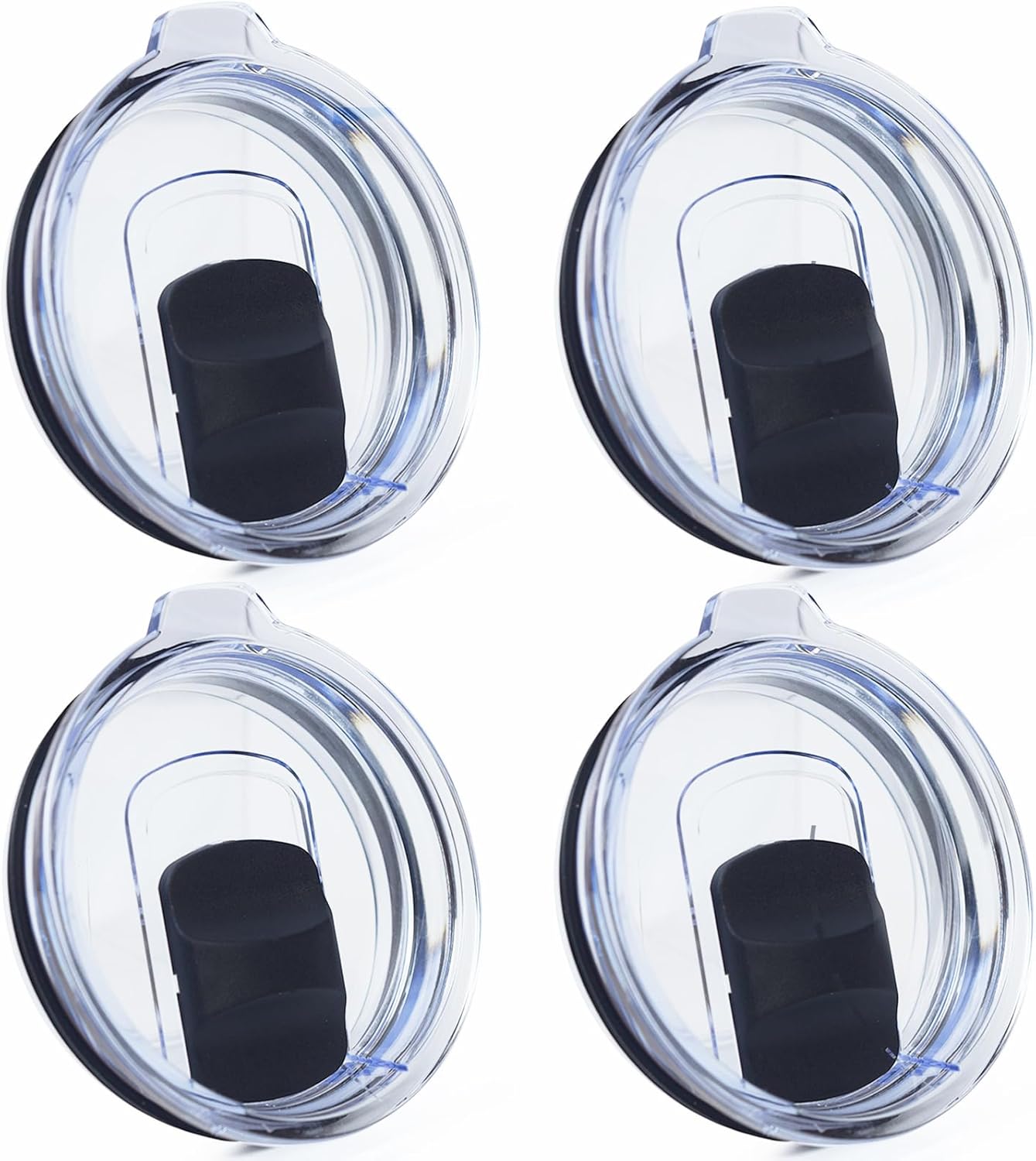 3 Pack 20 oz Tumbler Lid, Magnetic Slider Replacement Lids for YETI 20 oz Tumbler, 10/24 oz Mug and 10 oz Lowball, Spill Proof Cup Lids Covers Compatible for Ozark Trail, Old Style Rtic, BPA Free