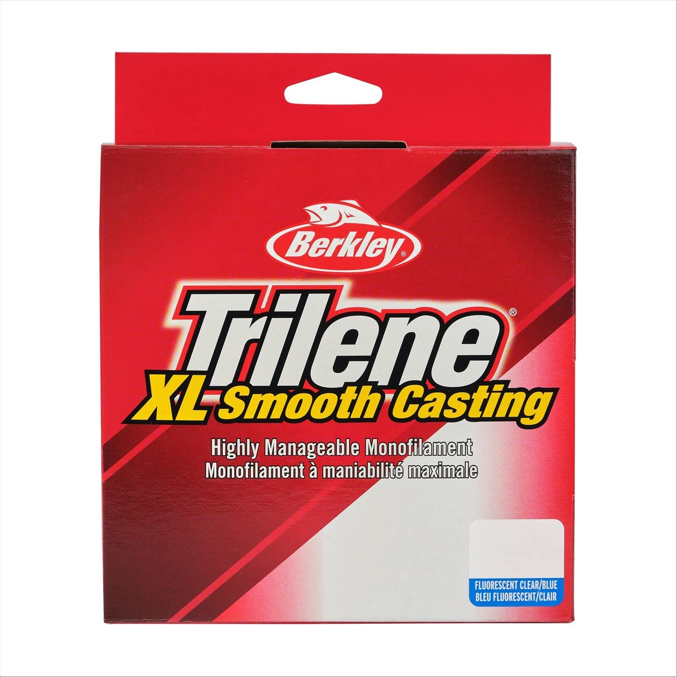 Berkley Trilene® XL®, Fluorescent Clear/Blue, 6lb | 2.7kg, 1000yd | 914m Monofilament Fishing Line, Suitable for Freshwater Environments