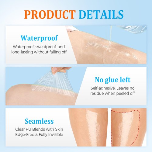 The Instalifi Patch for Legs, 2025 New Invisible Thigh Anti-Chafe Patches, Transparent Sweatproof Skin Protection Patch, Durable Sports Use Patches for Men and Women (10)