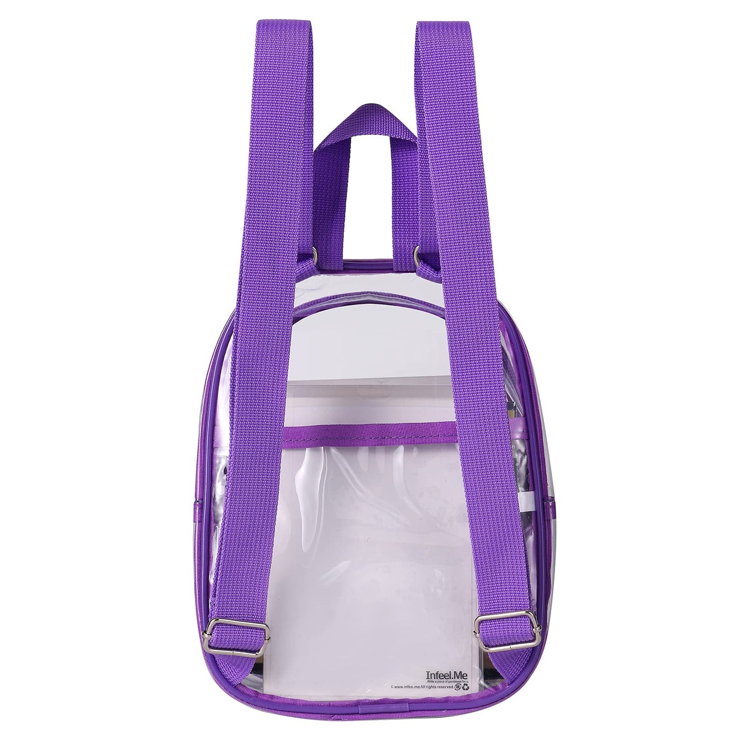 USPECLARE Clear Mini Backpack Stadium Approved for Little Boys & Girls, Transparent Backpack for Concert, Festival, Sport Events