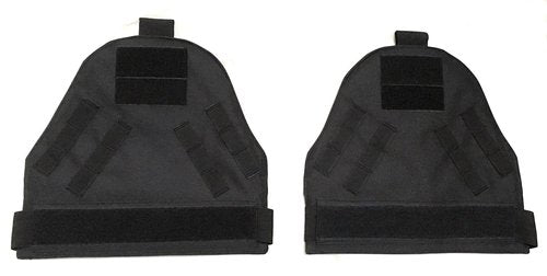 New Airsoft Paintball Molle Shoulder Pads Molle SpecOps Guards Deltoid Protector Pads Nylon One Set Black