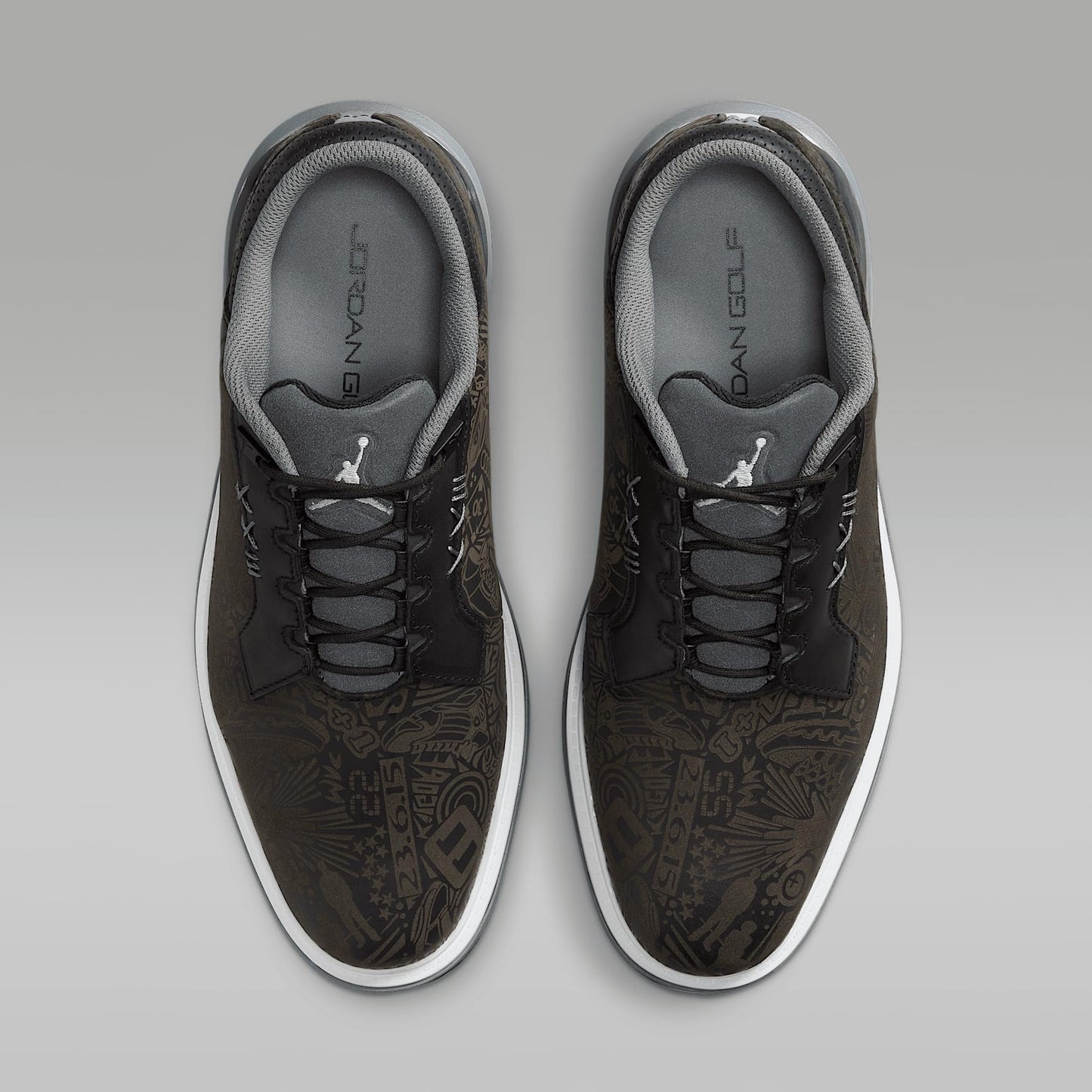 Jordan ADG 5 Golf Shoes (Wide) (FQ7874-003, Black/Cool Grey/White) Size 12