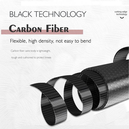 Carbon Fiber Trekking Poles - 2 Pack Ultralight Foldable Walking Sticks for Hiking, Camping & Mountaineering | Anti-Shock Ergonomic Hiking Poles with Cork Grips for Men & Women (110CM)