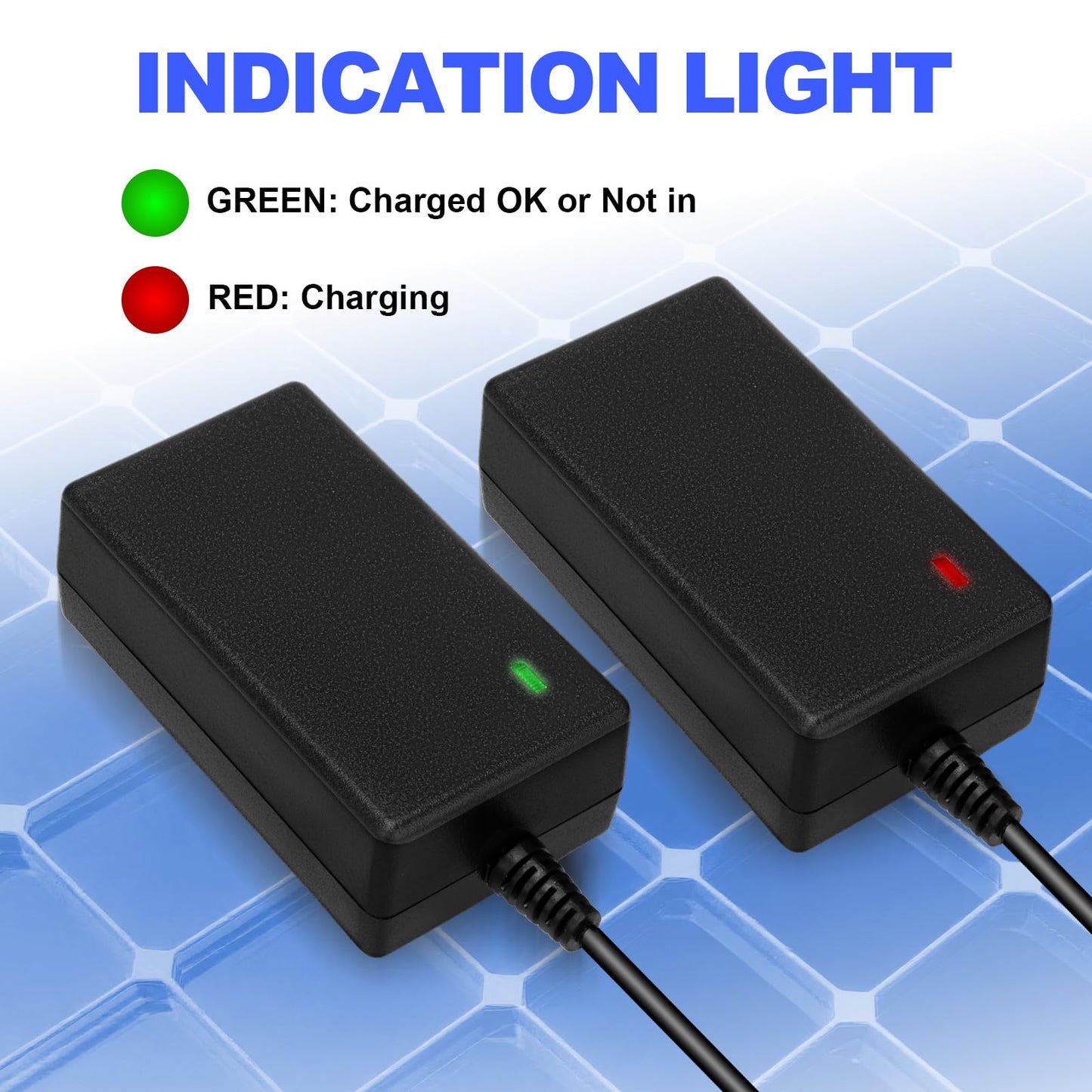 24V Electric Scooter Charger for Razor MX350 Dirt Bike MX400 Dirt Rocket PR200, E100 E200 E300 E500 Dirt Quad Pocket Mod Sports Mod Motorcycle 24V 2000mA Electric Battery Charger