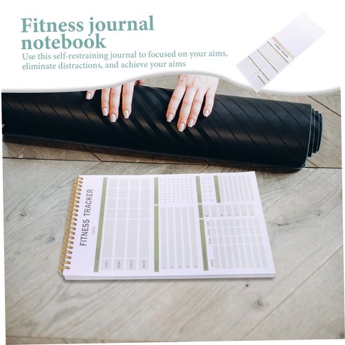 DECHOUS Fitness Journal Notebook Workout Tracker Gym Journal Workout Log Book Planner Supplies for Men