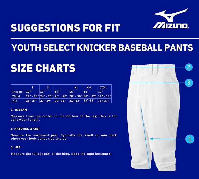 Mizuno Youth Premier Short Baseball Pant - White, Large (Variation of THIS listing)