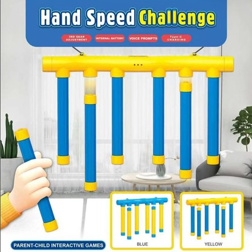 Reflex Speed Game - Falling Sticks Catcher, Hand-Eye Coordination Trainer, Interactive Reaction Toy | Reflex Reaction Challenge, Speed Hand Trainer, Remote Control Game for Kids and Adults