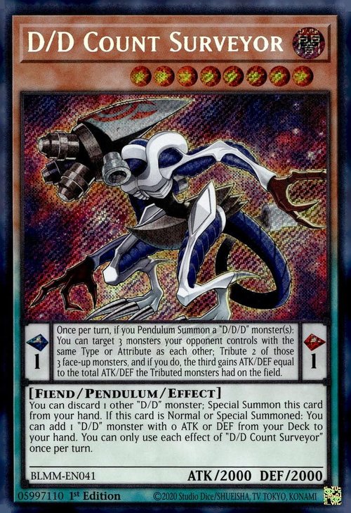 D/D Count Surveyor - BLMM-EN041 - Secret Rare - 1st Edition