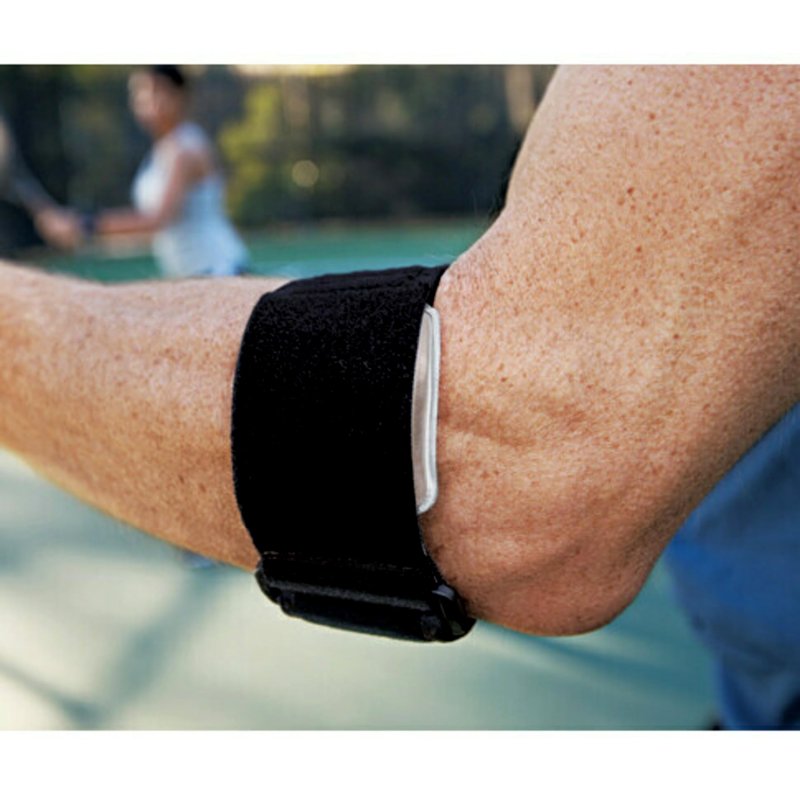 ACE Brand Tennis Elbow Support, Adjustable, Black, 1/Pack