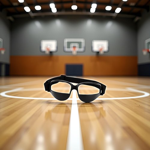 Pxiryanlow Black Basketball Glasses- Basketball Dribbling Goggles,17 X 6cm Portable Glasses For Dribbling,Comfortable Protective Sports Dribble Specs For Training Team Sports