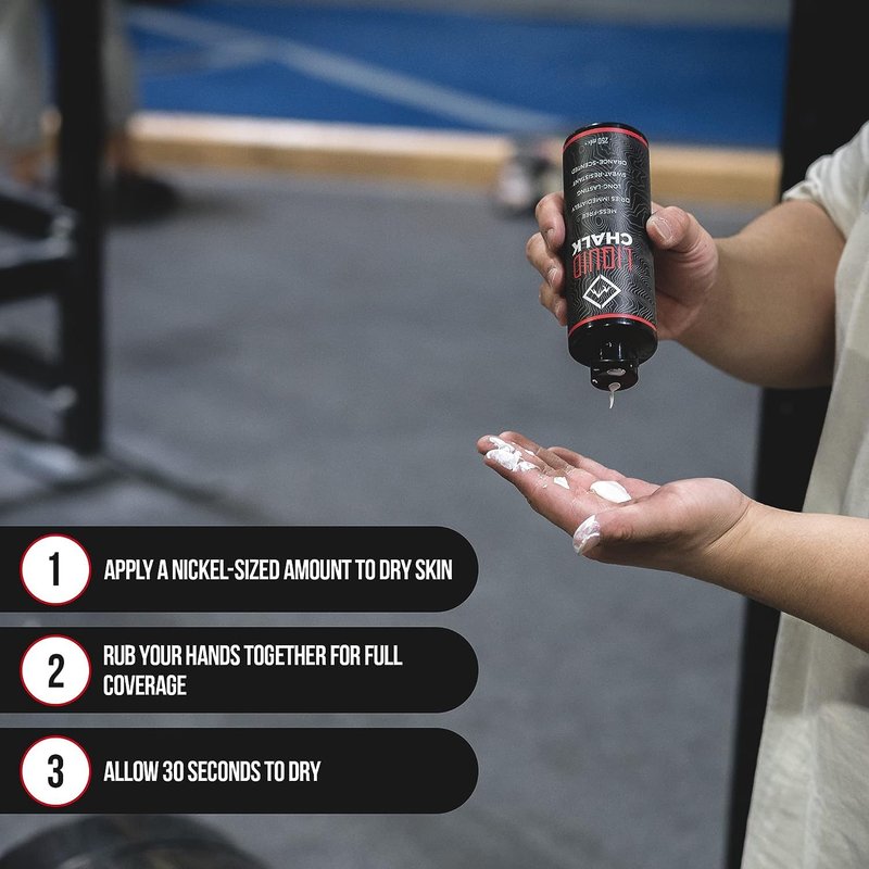 Liquid Chalk for Rock Climbing, Weight Lifting, Gymnastics - Liquid Grip for Workout Training - Climbing Chalk & Lifting Chalk for Weightlifting - Liquid Gym Chalk (400ML)