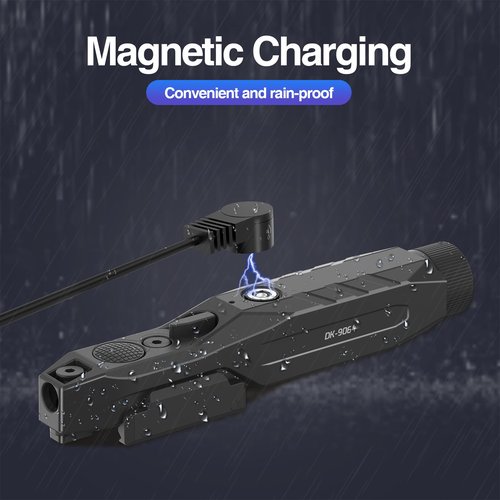 DARKFANG Mlok and Picatinny Tactical Flashlight, 1450 Lumen Low Profile Rifle Light with Remote Switch