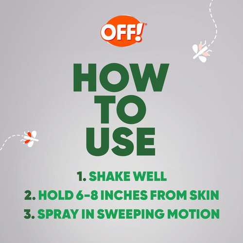 OFF! Deep Woods Insect Repellent Aerosol, Bug Spray with Long Lasting Protection from Ticks and Listed Bugs, 6 oz