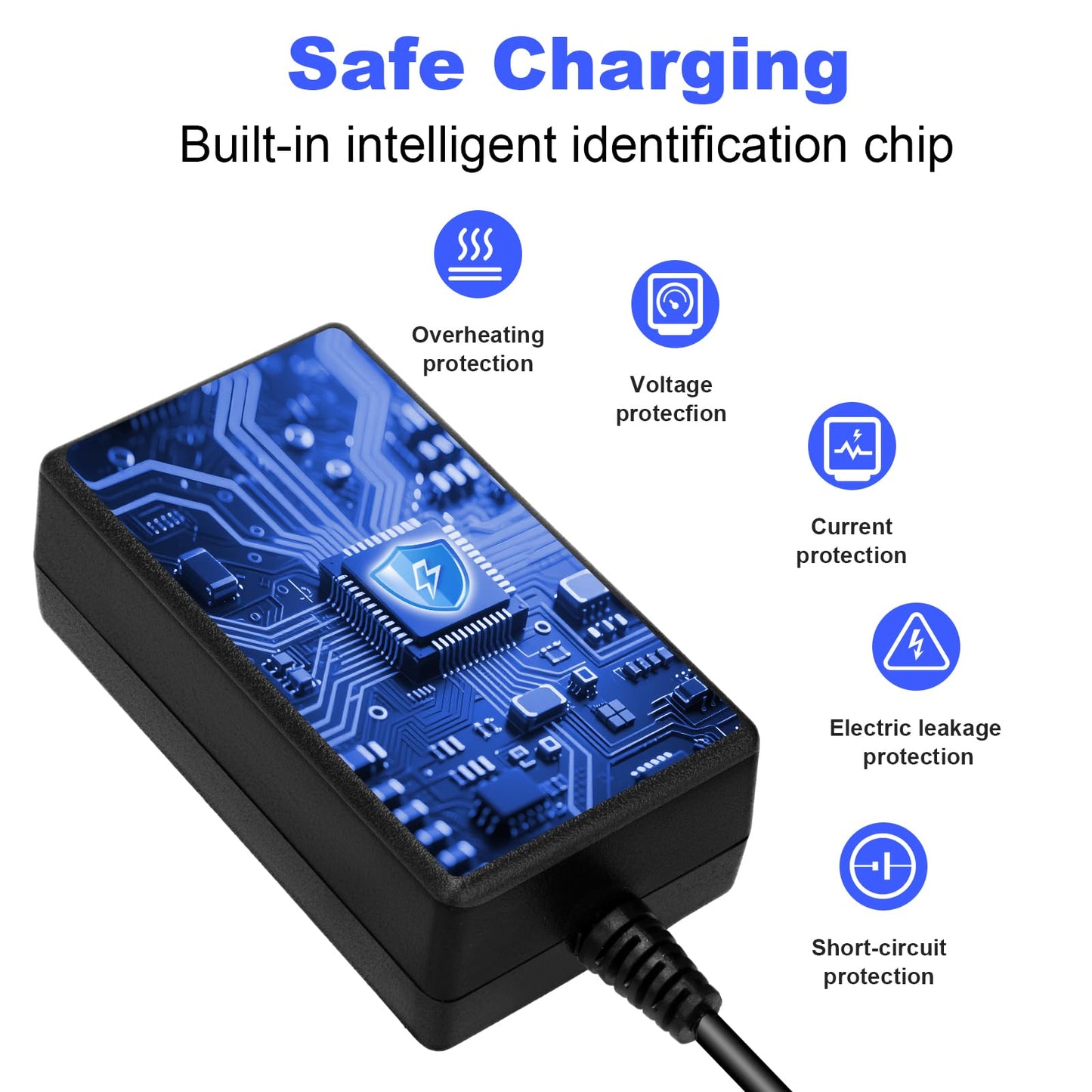 24V Electric Scooter Charger for Razor MX350 Dirt Bike MX400 Dirt Rocket PR200, E100 E200 E300 E500 Dirt Quad Pocket Mod Sports Mod Motorcycle 24V 2000mA Electric Battery Charger