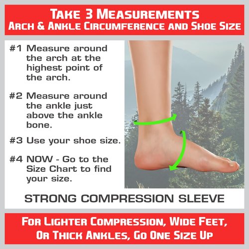 TechWare Pro Ankle Brace Compression Sleeve - Relieves Achilles Tendonitis, Joint Pain. Plantar Fasciitis Foot Sock with Arch Support Reduces Swelling & Heel Spur Pain. (Beige, L/XL)