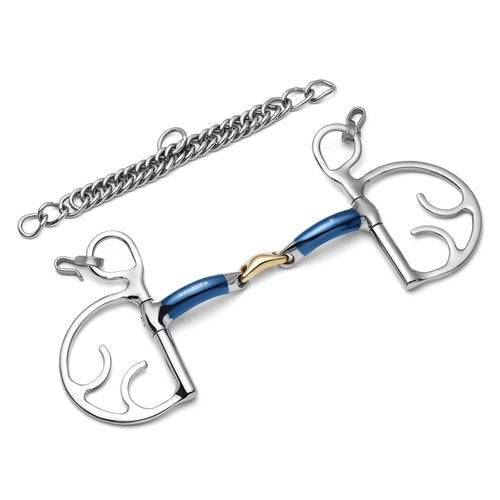 Cavalon Kimberwick Lozenge Sweet Iron Curb Bit (5")