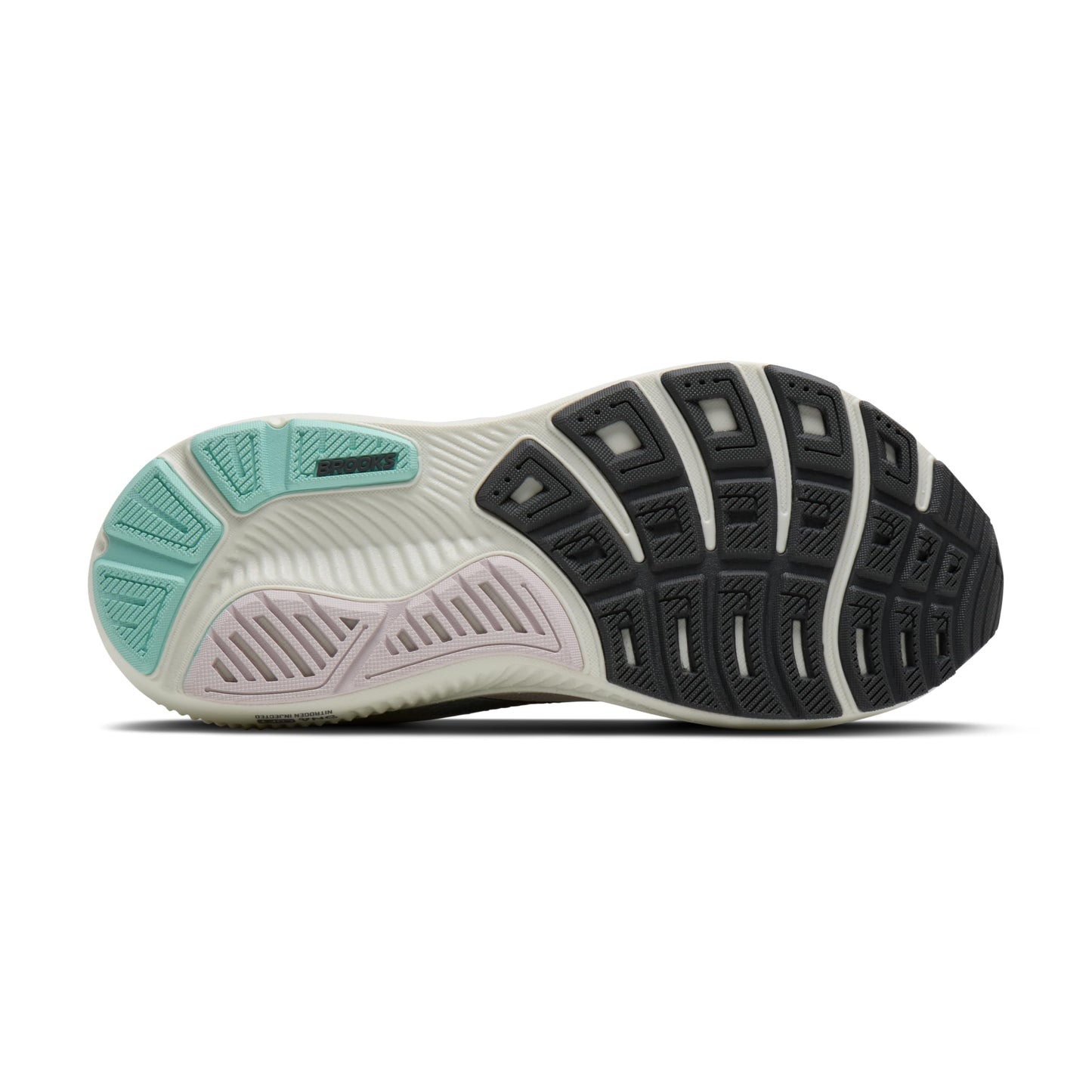 Brooks Women’s Ghost 17 Neutral Running Shoe - Mauve/Yucca/Bluewash - 7.5 Medium