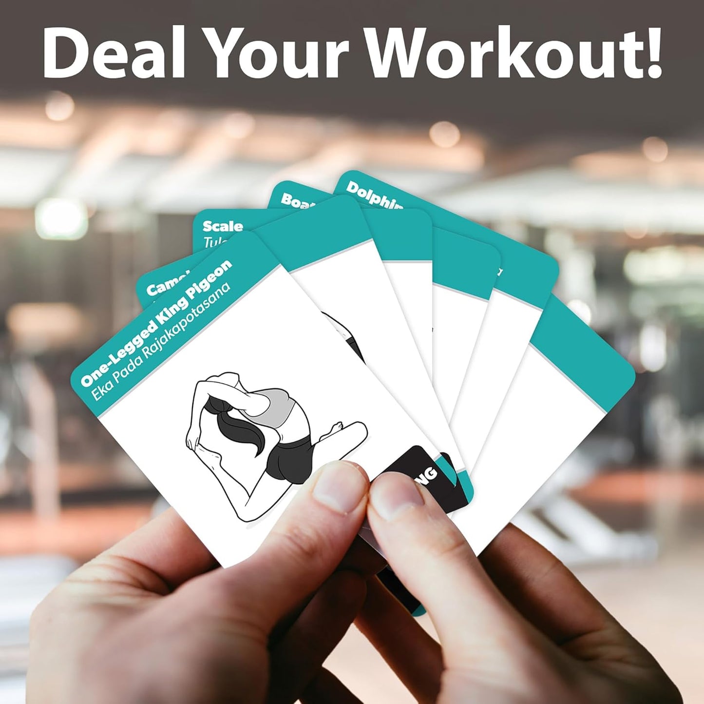 3 Pack - Exercise Cards - Yoga Poses Volume 1 & 2 + Bodyweight Exercises - Yoga Positions and Body Weight Workout Fitness Cards - 2.5" x 3.5"