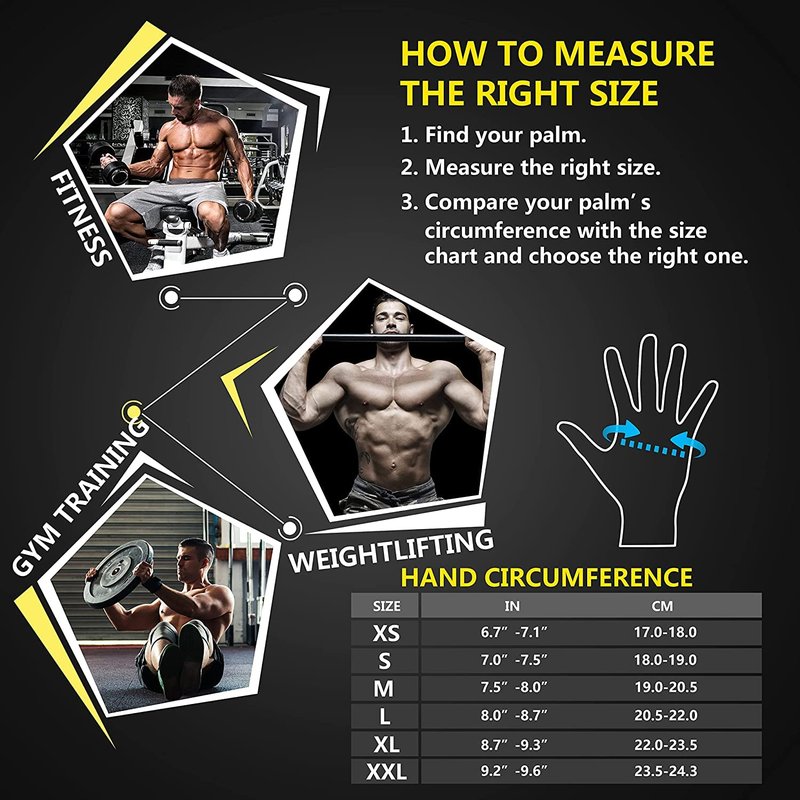 ihuan Ventilated Weight Lifting Gym Workout Gloves with Wrist Wrap Support for Men & Women, Full Palm Protection, for Weightlifting, Training, Fitness, Hanging, Pull ups (Orange, M)