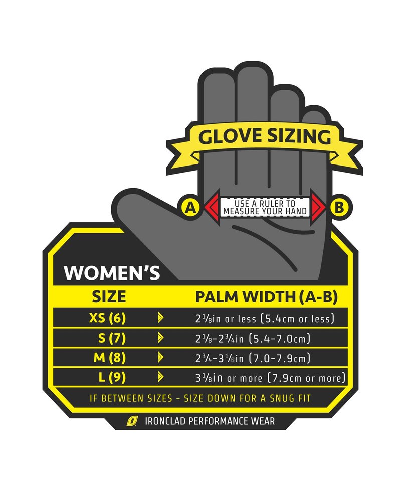 Ironclad EXOT-PBLK-22-S Women's Tactical Operator Pro Glove, Stealth Black, Small