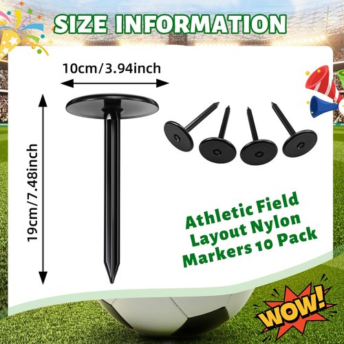 Soulchen Athletic Field Layout Systems Football Layout Kits Soccer Field Marking Kit for Football, Baseball Soccer Other Sports