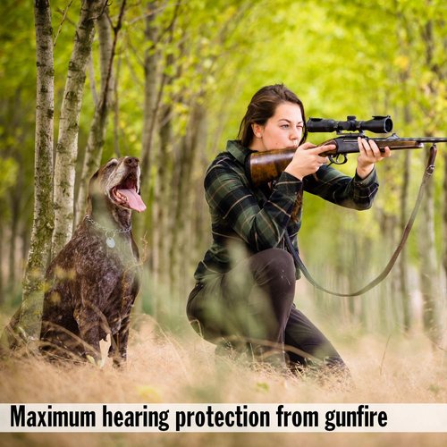Mack's Maximum Protection Soft Foam Shooting Ear Plugs, 50 Pair - 33 dB Highest NRR – Comfortable Earplugs for Hunting, Tactical, Target, Skeet and Trap Shooting | Made in USA
