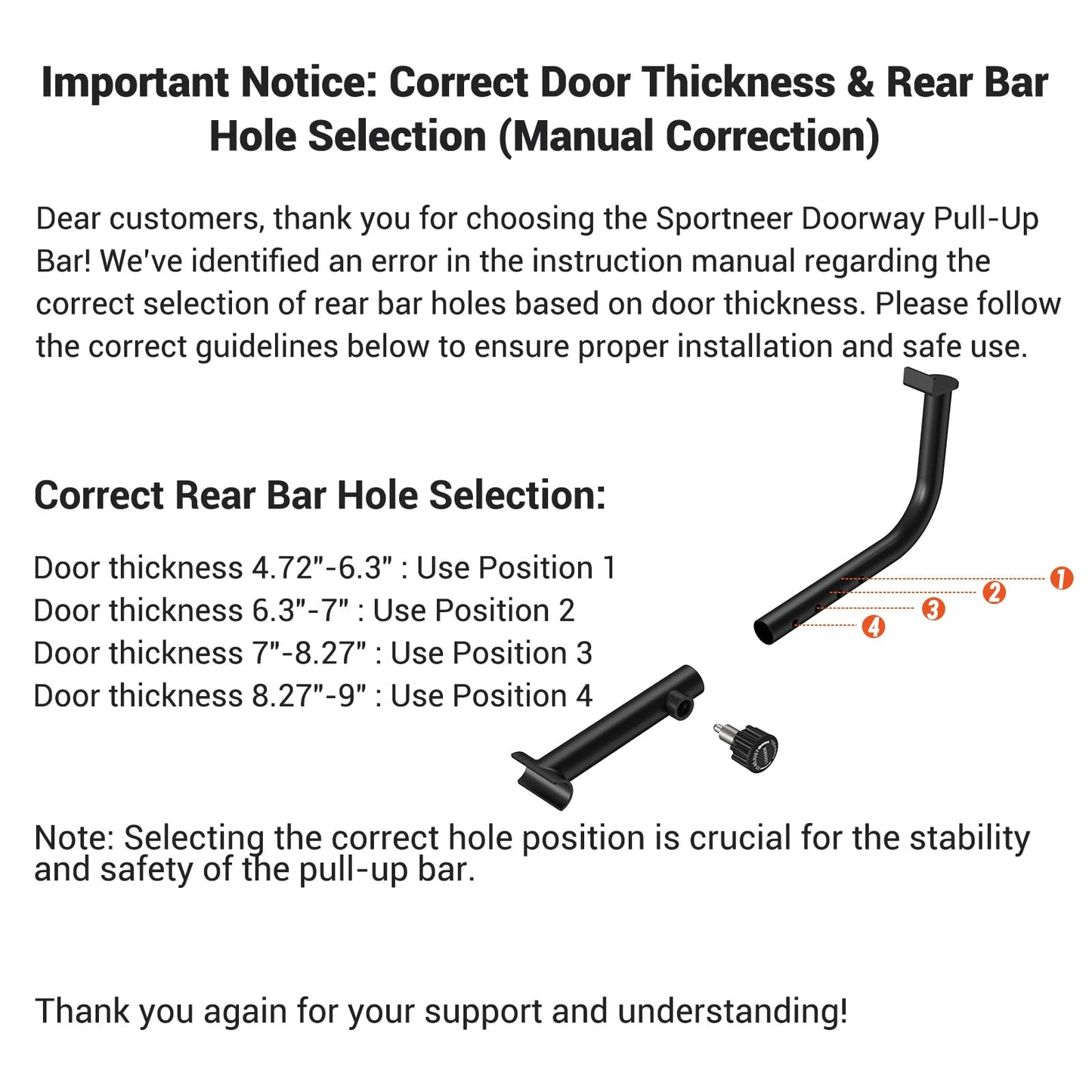 2025 Upgrade Pull up Bar for Doorway with Folding Handle, Door Pull up Bar Door Frame Multi-Grip Upper Body Trainer, 440lb Capacity, Indoor Fitness for Home Gym Strength Training